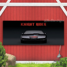 Knight Rider Indoor Outdoor Banner Sign With Grommets