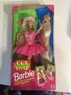 Cut And Style Blonde Barbie Doll 1994 Mattel #12639 Attachable Hair Vintage