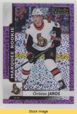 2017 O-Pee-Chee Platinum Marquee Rookies Violet Pixels Christian Jaros READ au7