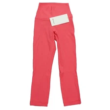 New Lululemon Leggings Size 2 Align HR High Rise 21” Crop GLZP Glaze Pink $88