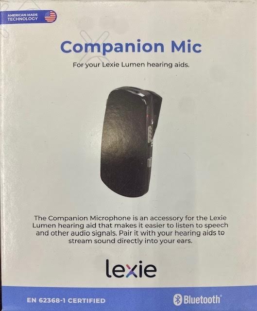 Companion Microphone: Lexie Lumen Hearing Aid - Black