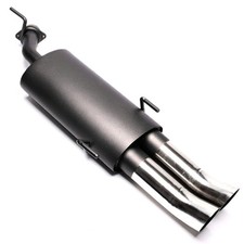 Sportauspuff Endschalldämpfer 2x76DTM Opel Vectra B ABE Neu