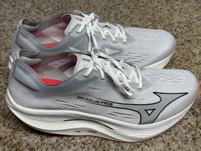 Mizuno Wave Rebellion Pro 2 White/Harbor Mist 411448.00HM - 12.0 Men/ 13.0 Women