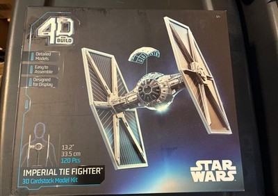 Star Wars Imperial Tie Fighter 3D Model Kit Collectible Desk Decor Gift