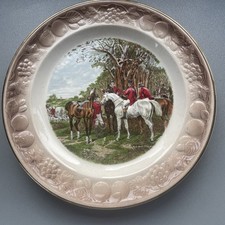 Collectors Plate J F Herring Hunting Scene 'The Meet' Royal Worcester, Palissy