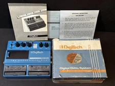 Vtg DigiTech PDS 1002 Blue Black Two Second Classic Digital Delay Guitar Pedal