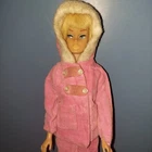 Vintage Barbie Clone Tressy Pink Car Coat And Pants