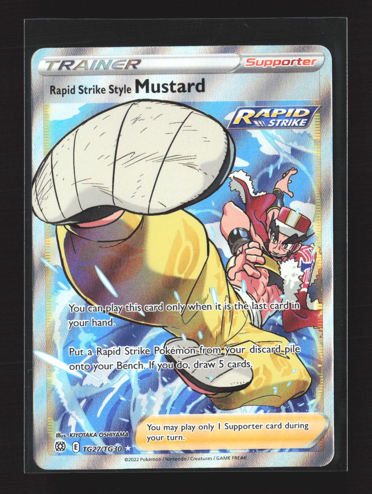 Pokemon Brilliant Stars #TG27/TG30 Ultra Rare,Holo Rapid Strike Style Mustard