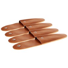  4 Pcs Small Harmonica Pouch Storage Bag Case for Multiple Harmonicas