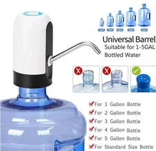 Portable Water Bottle Pump USB Charging Automatic Electric Water Dispenser US