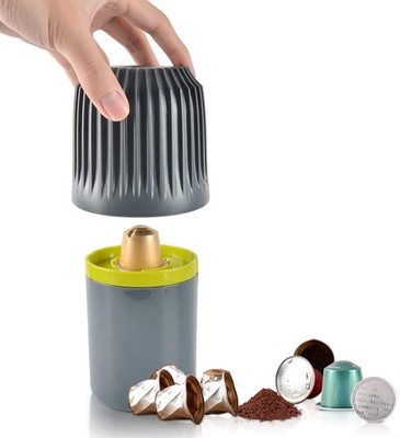 Aluminum Coffee Capsules Recycling Box -  Coffee Pods Recycler Box Tool for