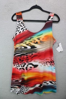 Gitane Woman's Sleeveless Tunic-Size XL-Art to Wear-BOHO-NWT