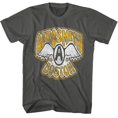 Aerosmith T-Shirt Boston Vintage Logo Graphic Tees