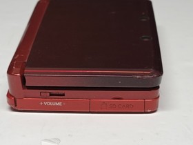 Original Nintendo 3ds Handheld Console Flame Red Ctr-001 Bundle Games + Charger