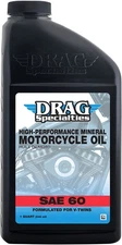 Drag Specialties 3601-0768 High-Performance Mineral Motorcycle Oil - SAE 60