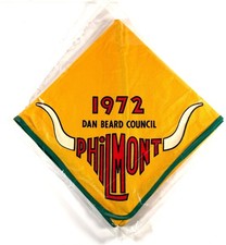 1972 Dan Beard Council Philmont Neckerchief - Unopened Original Container