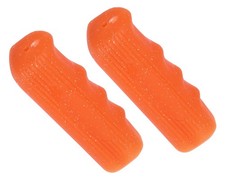 Cruiser Cushion Schwinn Stingray Style Sparkle Orange Bicycle Handlebar Grips.