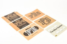 Lot of Vintage Nikon Camera Instruction Manuals  Brochures F2S F2A FE2 F3HP V26