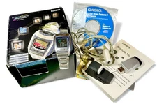 Vintage Casio Wrist Camera WQV-10 Dim Display Digital Japan Men's Watch