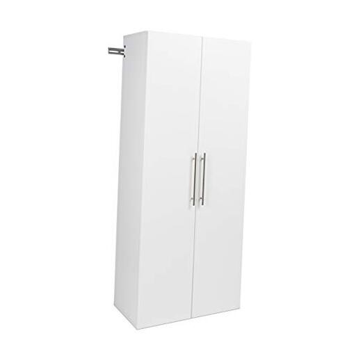 30-Inch White Wall Mounted Garage Storage Cabinet by HangUps