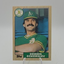 Topps 1987 Traded Dennis Eckersley #31T Oakland Athletics Baseball Card