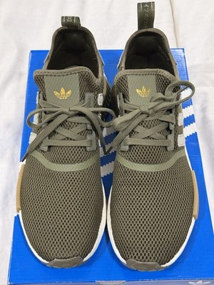 adidas NMD_R1 Olive Strata/Silver Pebble/Cloud White Low Top Mesh IF6778
