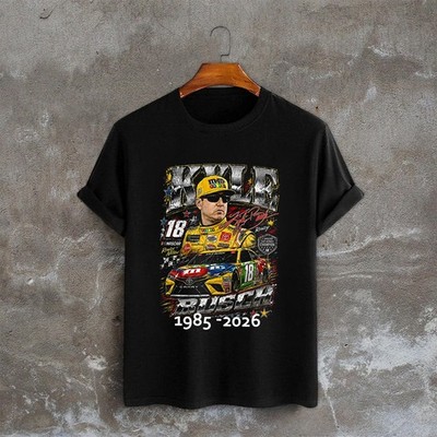 Vintage Kyle Busch 18 Racing Shirt Rowdy Nation Graphic Tshirt!!