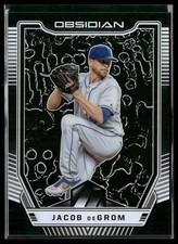 2019 Panini Chronicles #55 Jacob deGrom Obsidian