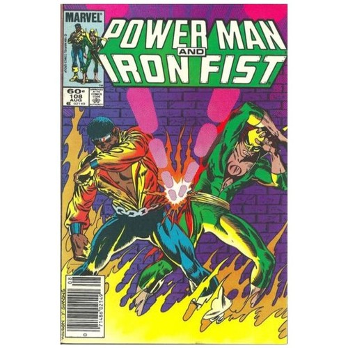 Power Man #108 Newsstand Marvel comics VF minus Full description below [o
