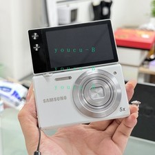 Samsung MV800 16.1MP 8x Optical Zoom Flip Out Touch Screen Digital Camera White