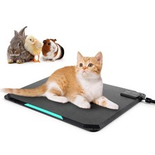 Outdoor Heated Pad for Small Animals, Anti-Bite  Waterproof Cat Heating Pad,...