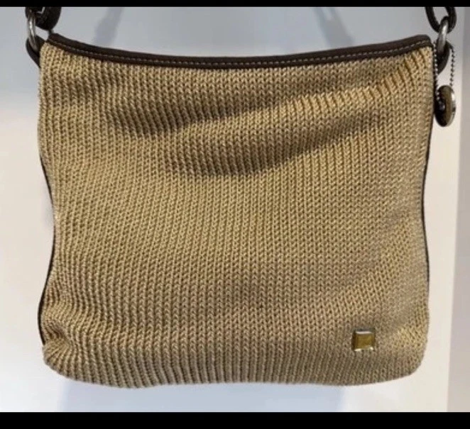 Borsa a tracolla The Sak marrone marrone chiaro borsa all'uncinetto borsa media boho chiusura zip