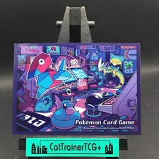 x1 Night Arcade Sleeve Porygon Abra Pokemon Center Japan Original New Unplayed