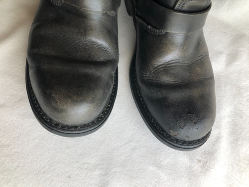 Harley Davidson Vintage Engineer Biker Boots Black Leather Men’s Size 9.5 - Picture 8 of 15
