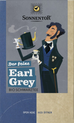 Sonnentor Der feine Earl Grey Schwarztee 27g Bio mit ätherischem Bergamotte-Öl