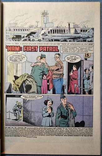 THE 'NAM Comics #1 Marvel Comics (VF/NM) - Picture 2 of 4