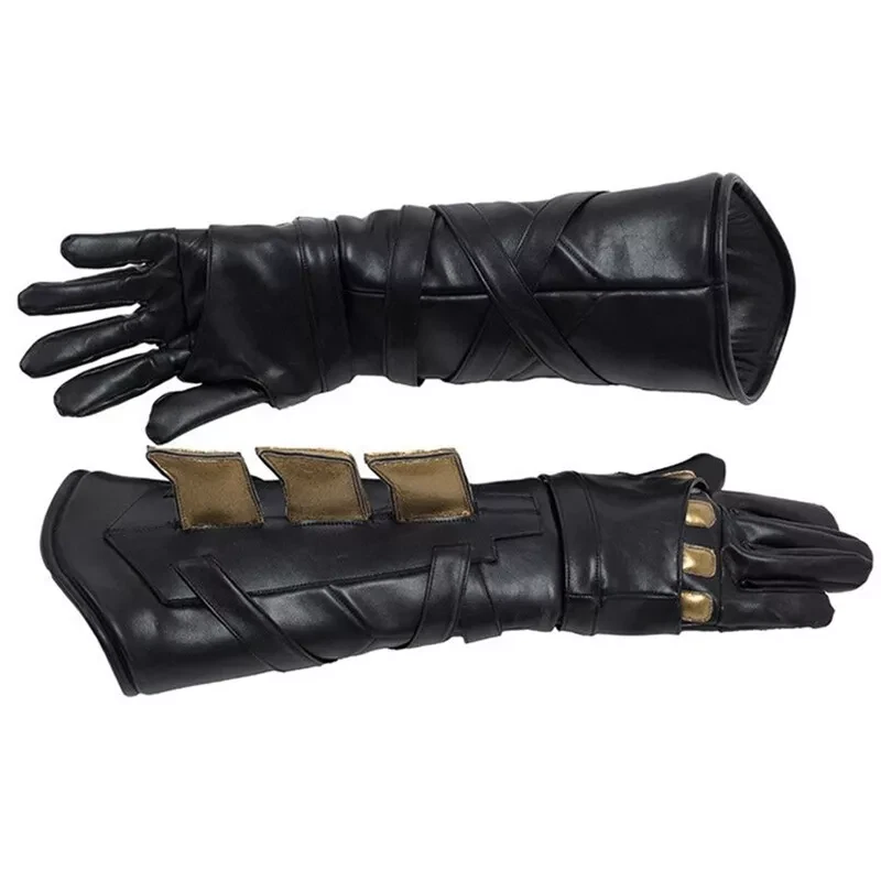 Justice League Batman Gloves Bruce Wayne Cosplay Costume Accessories Halloween - Image 2 of 3