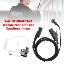 T9100-013A3 Acoustic Tube PTT Mic Headset for Tait TP7100 TP8100 TP8140 TP9300