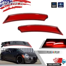 [RED] LED Front Wheel Fender Side Marker Light For Pontiac Solstice & Saturn Sky