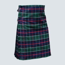 Men's Scottish Leslie Tartan Kilt Handmade Traditional 8 Yard Kilts