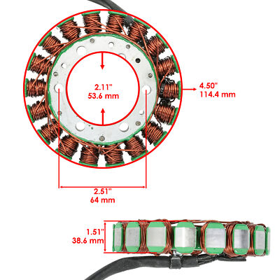 HARu♥️ 3/3 Stator for Kawasaki Ninja ZX-9R ZX900 1998 1999 2000 2001