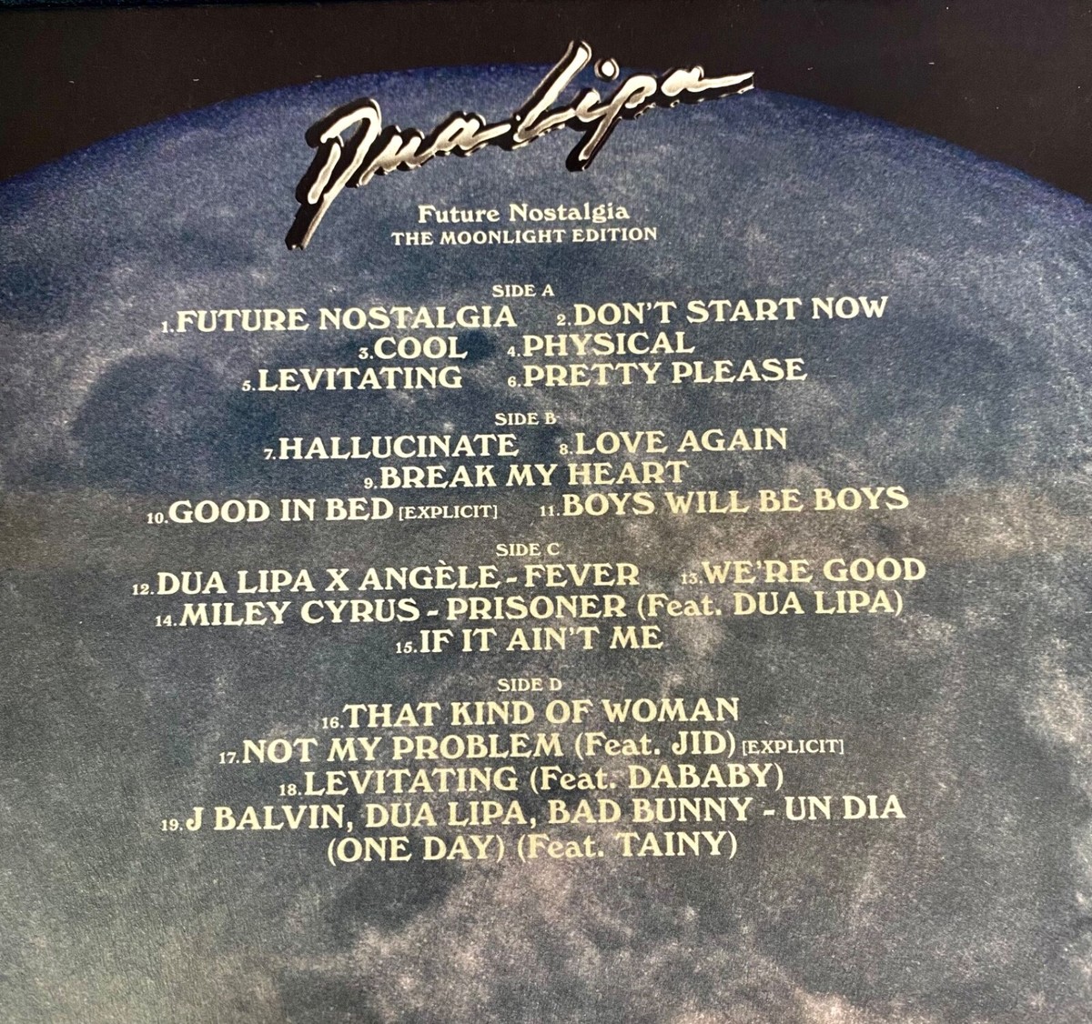 ワールドワイド2LP Dua Lipa Future Nostalgia (The Moonlight Edition) 0190295076139 Warner Records /00660 Future Nostalgia (The Moonlight Edition) (Vinyl) | Dua Lipa