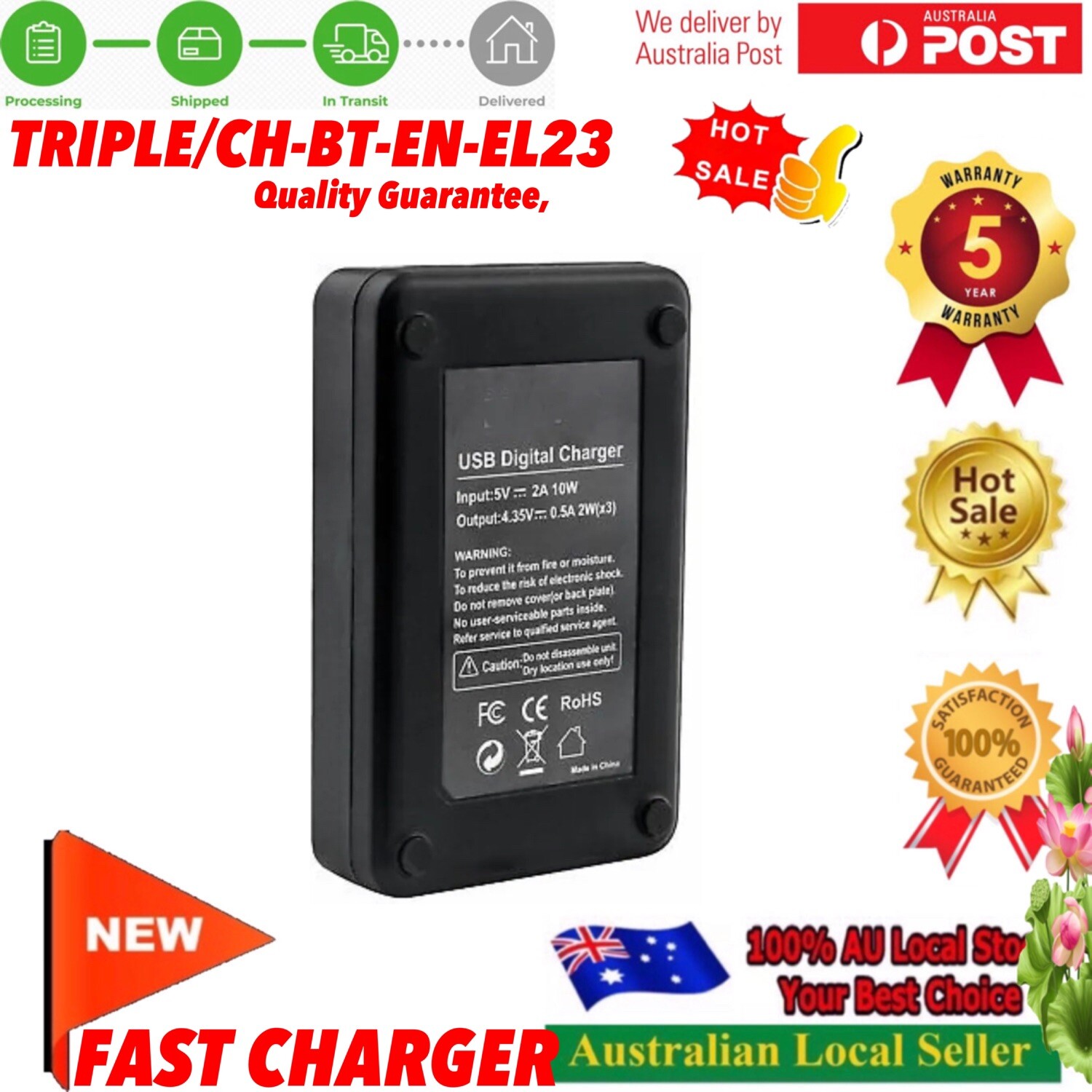 PATONA Akku Für Nikon Coolpix | EN-EL23 | 1700 MAh | Kompatibel Mit P900, B700, P610 & Mehr