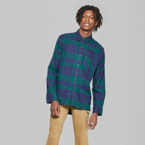 Original Use Men's Flannel Button Down 