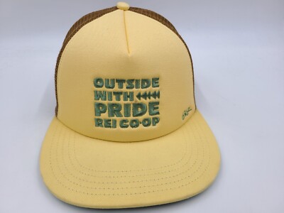 REI Co-Op Outside With Pride Mesh Trucker Snapback (Seems
