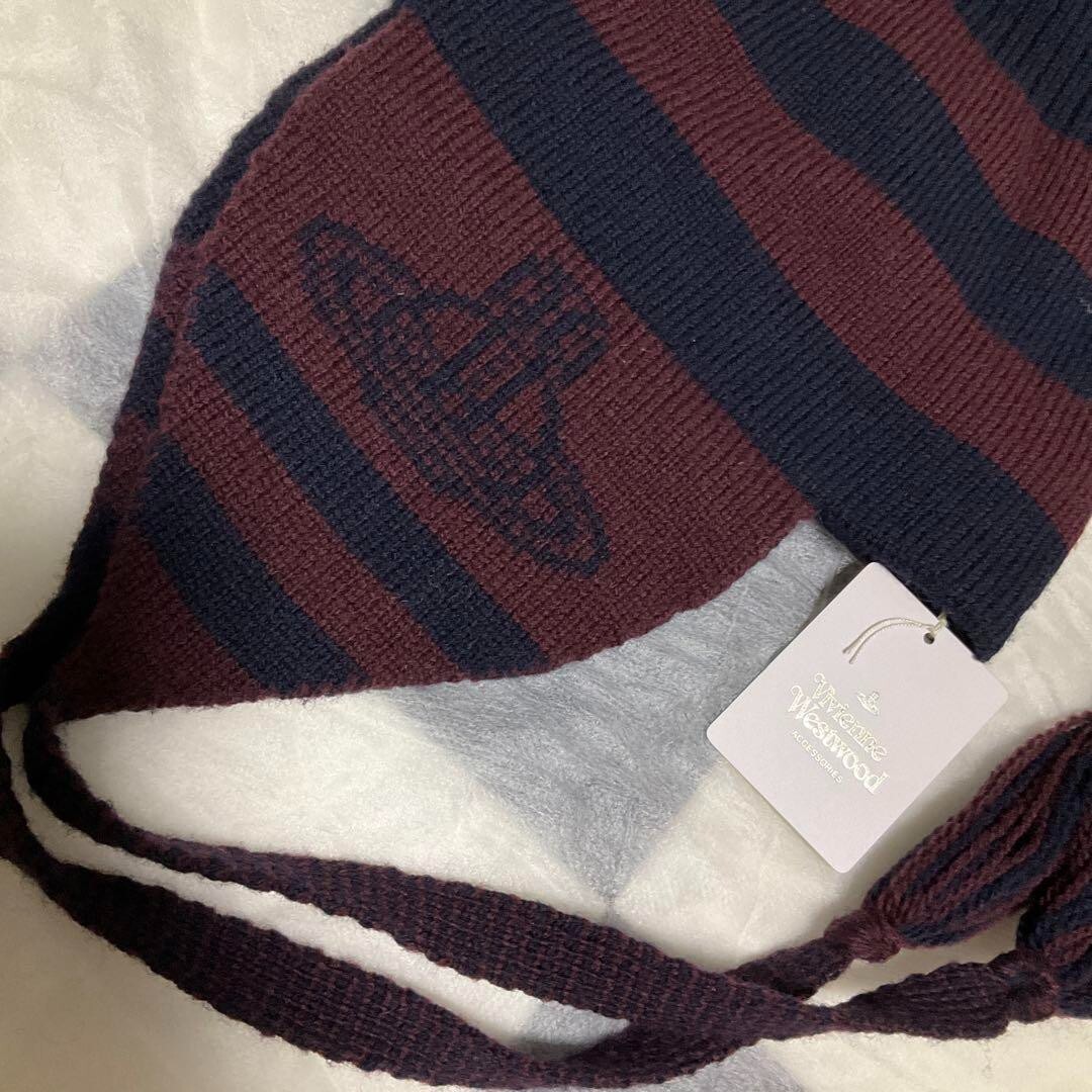 Vivienne Westwood Knitted Hat ORB Watch With Flap Women's Dark