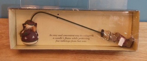 Debbie Mumm 2000 Snow Angel Candle Snuffer Unused in Box Model 42308