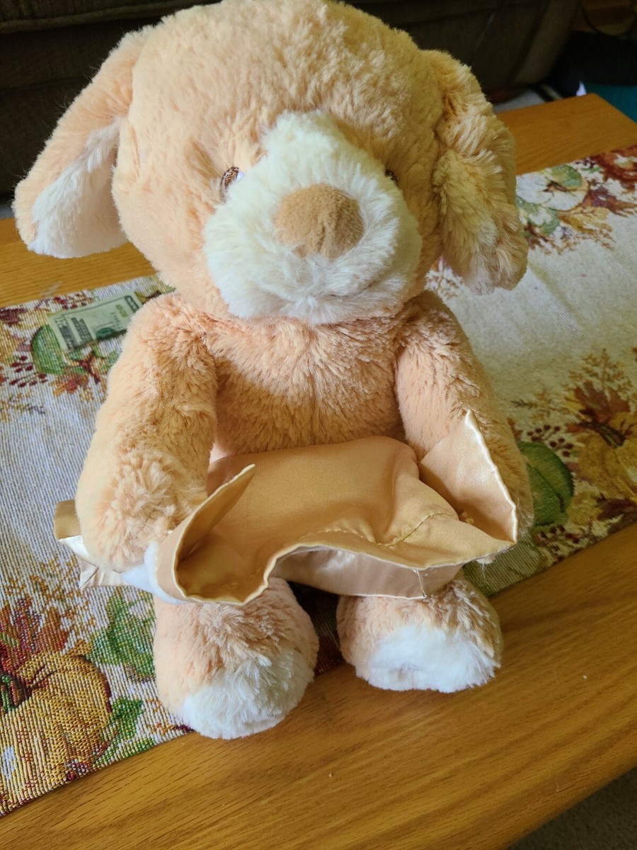 Baby Gund Interactive Tan Peek a Boo Puppy Dog Stuffed/Plush 11