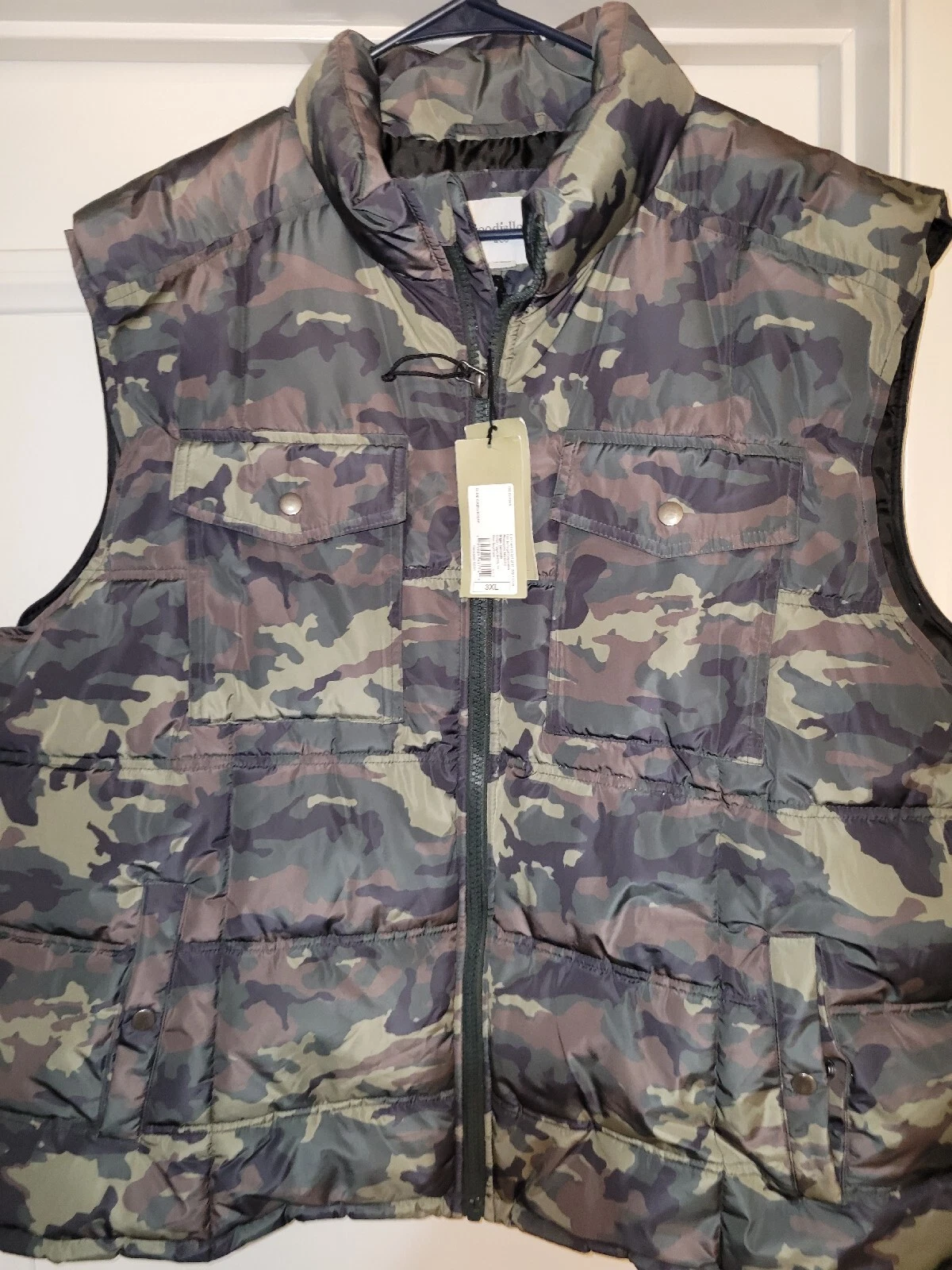 Outdoor Vest Coat Camo, Goodfellow 3xl