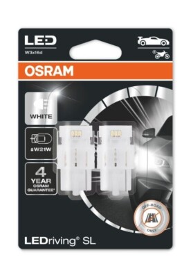 W21W SLWeiß 6000K 12V Blister 2 St. OSRAM 7505DWP  (582 Keil w21w) Neu